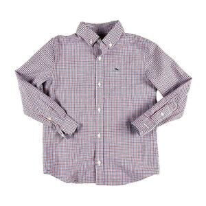 Vineyard Vines Red Blue Gingham Check Button Up Shirt Size 7